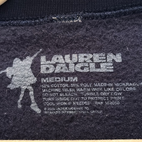 Lauren Daigle Kaleidoscope Tour sweatshirt Blue sz M - Picture 2 of 3